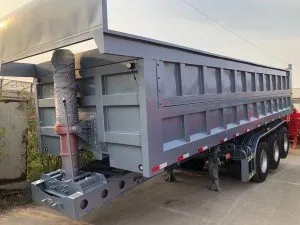 Reboque basculante de elevação hidráulica frontal