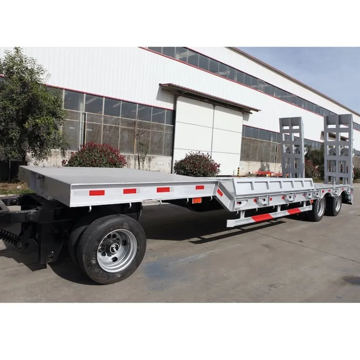 Lowboy Trailer Completo com Rampa