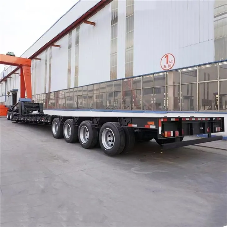 Reboques Lowboy de pescoço de ganso destacáveis ​​100T