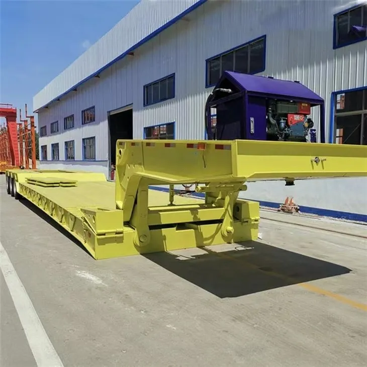 Reboques Lowboy Gooseneck de 80 toneladas