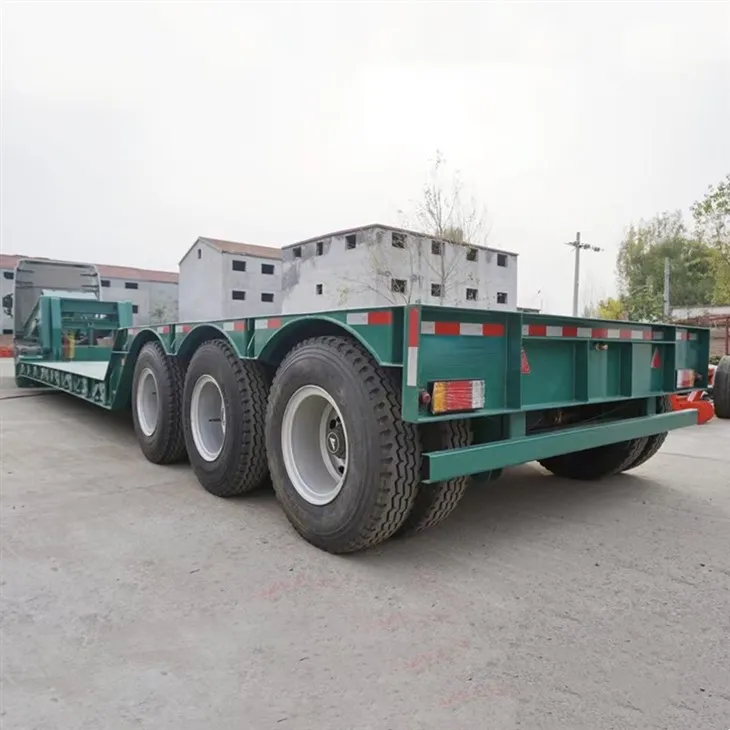 80 Ton Lowbed Trailer With Front Loading