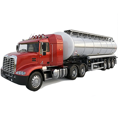 Trailer de tanque líquido e a granel