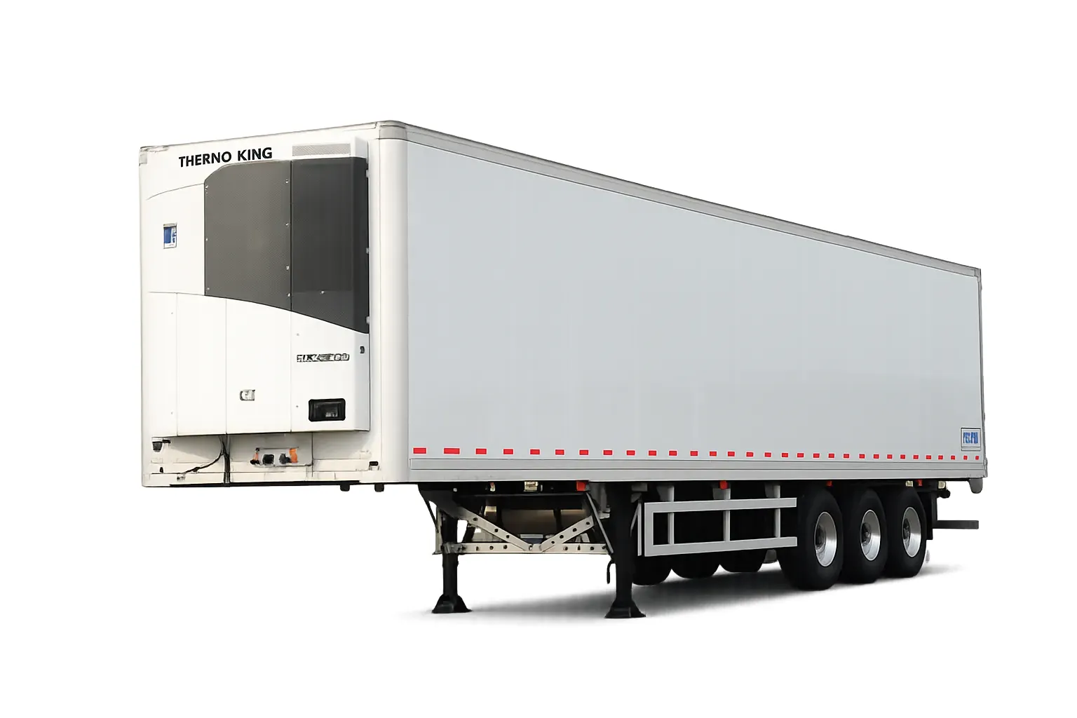 Reboque de refrigerador 80 CBM com motor Thermo King