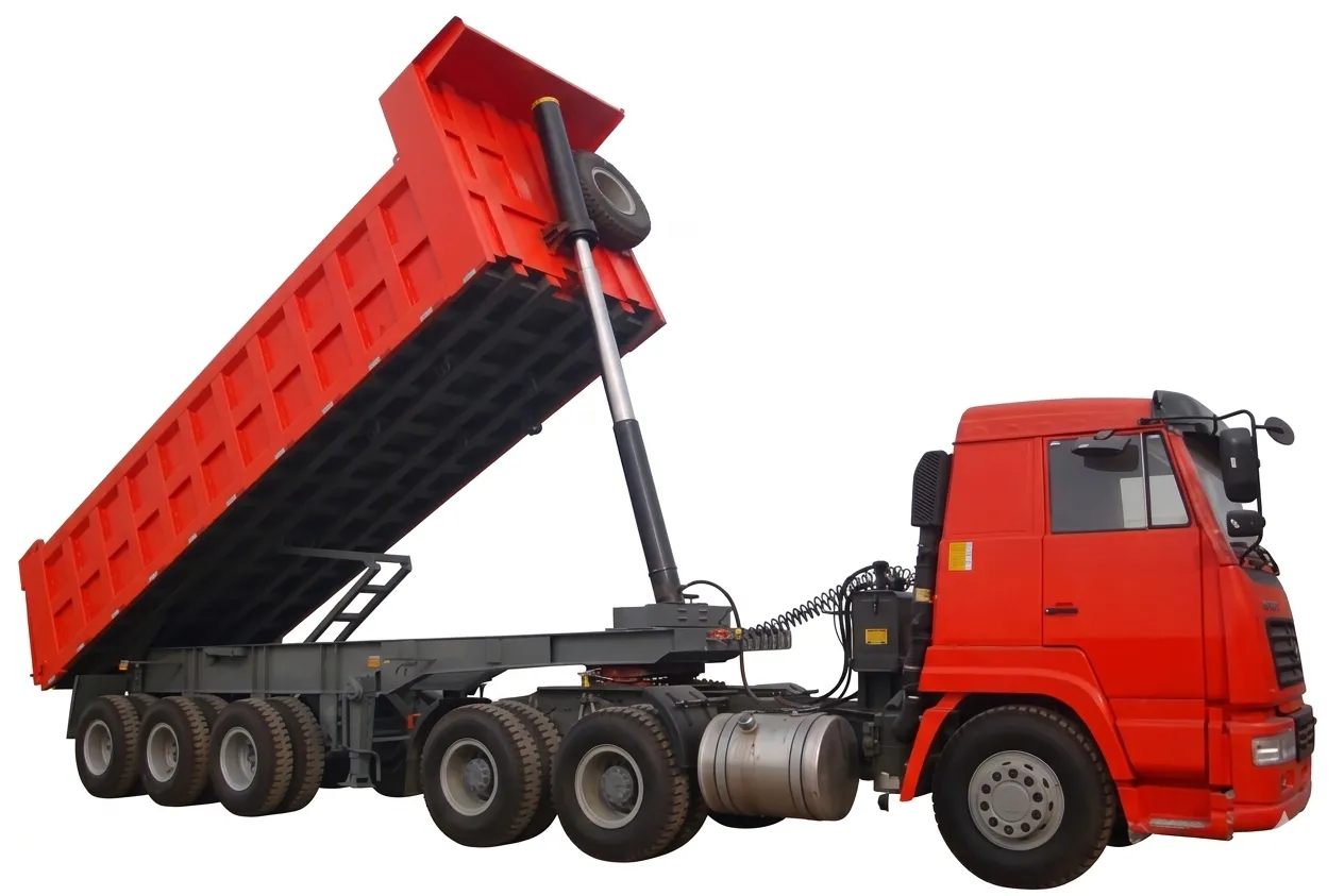 Trailer basculante traseiro