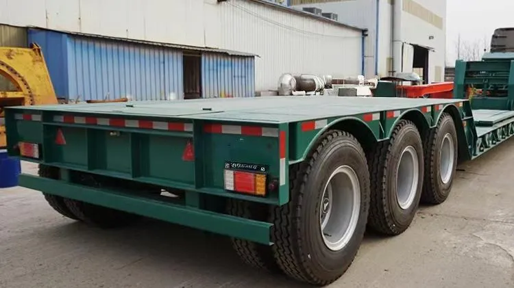 3 Axles Removable Gooseneck Lowboy Trailer 3 Axles Removable Gooseneck Lowboy Trailer