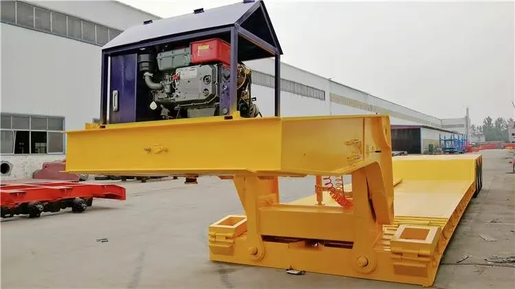 50T Lowboy Detachable Gooseneck manufacture 50T Lowboy Detachable Gooseneck manufacture