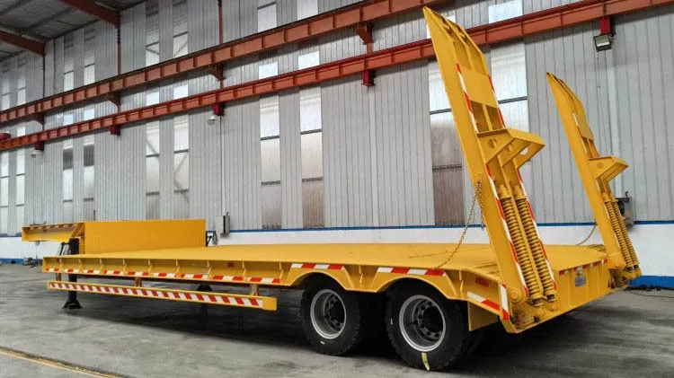 2 Line 4 Axle 100 Tons Lowbed Trailer manufacture 2 Line 4 Axle 100 Tons Lowbed Trailer manufacture