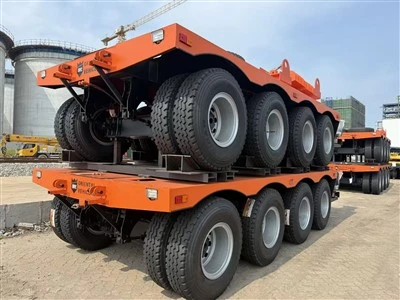Trailer Dolly para serviço pesado de 5 linhas e 10 eixos